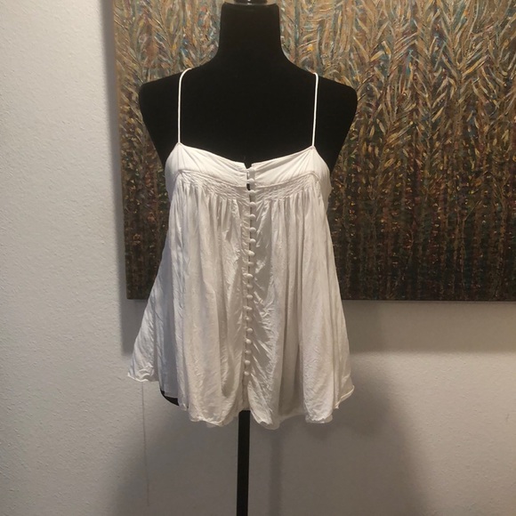 White button up tank - Picture 1 of 4